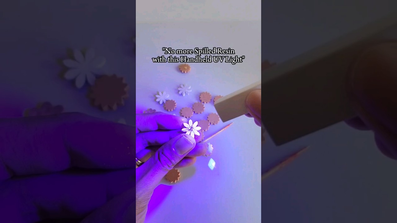 No more Spilled Resin! Best Handheld UV light! #shorts