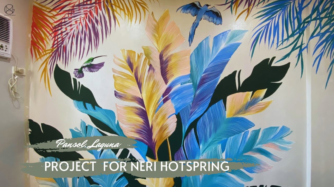 Mural Painting for Neri Hotspring • 115th Mural Vlog • Momentum Art Gallery