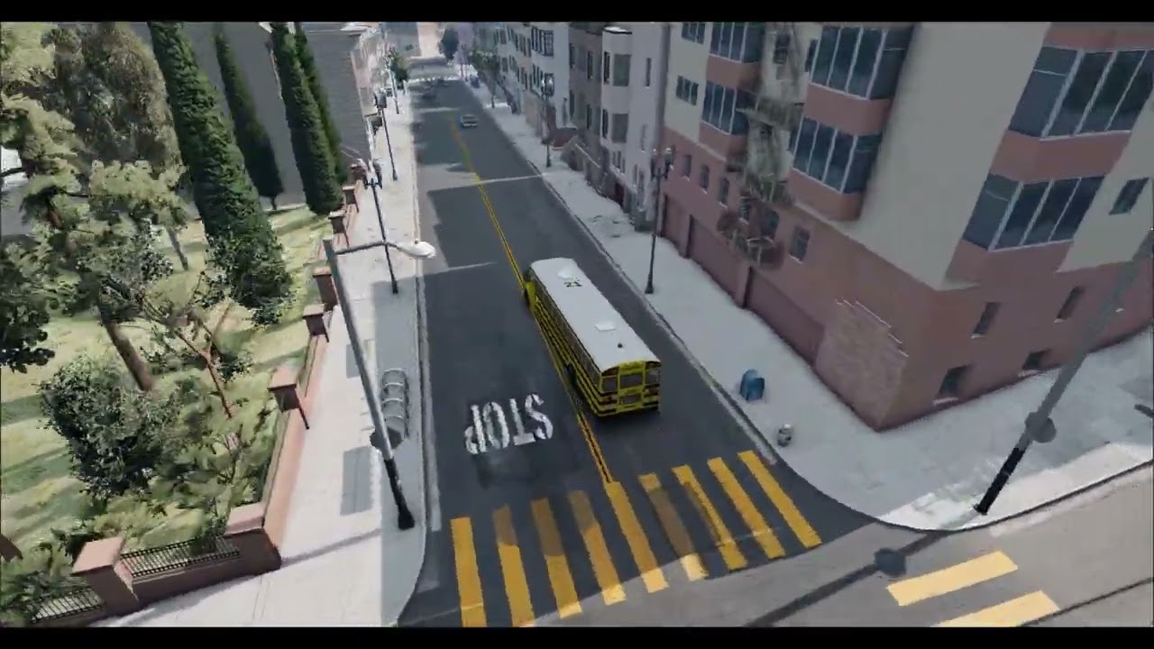 School Bus Police Chase | BeamNG | Crash.Enabled