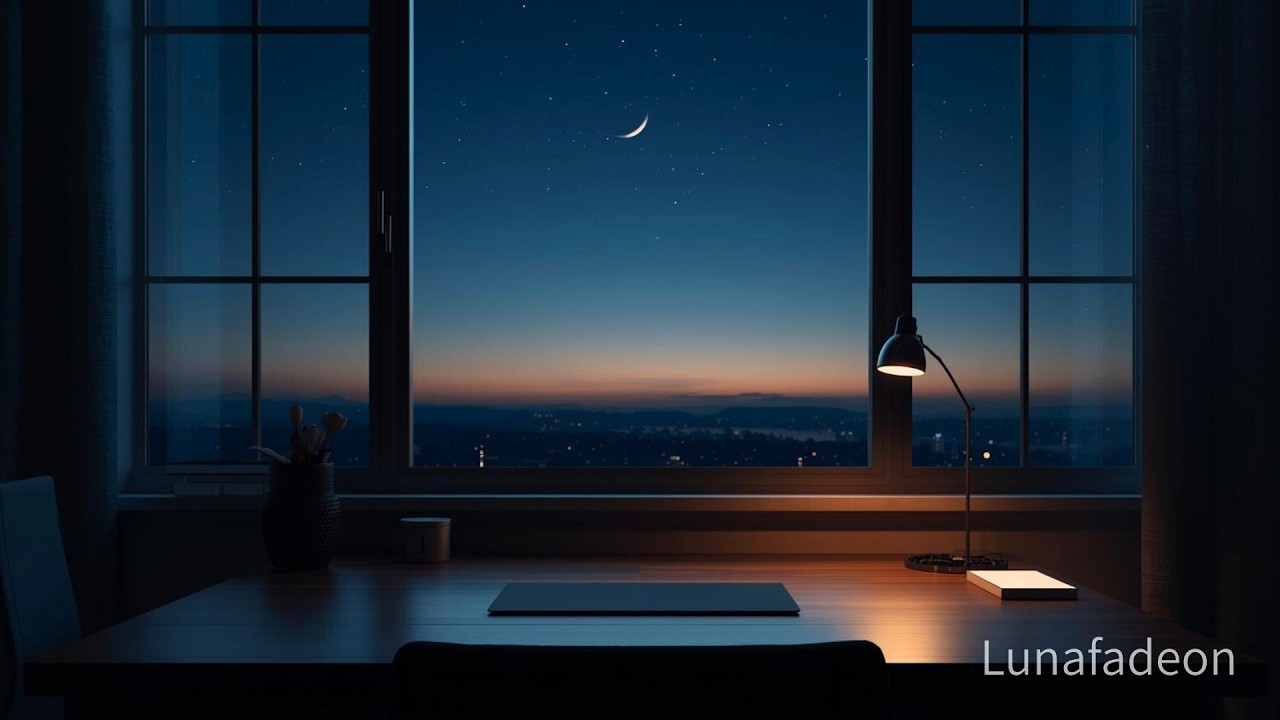 8 Hours Deep Focus Ambient – Quiet Night Desk 🌙
