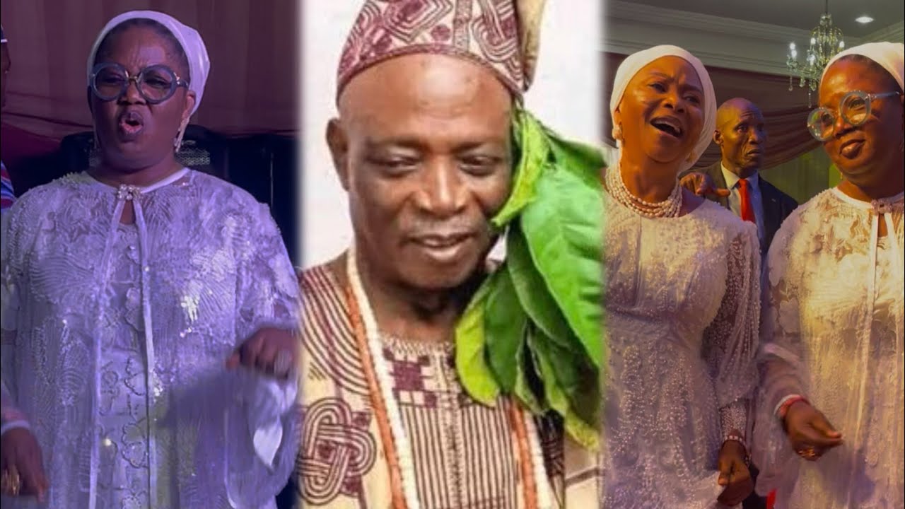 SEE HOW FOLASHADE TINUBU CELEBRATED OBA RASHEED LADOJA AT OLUBADAN CORONATION PRAISE NIGHT