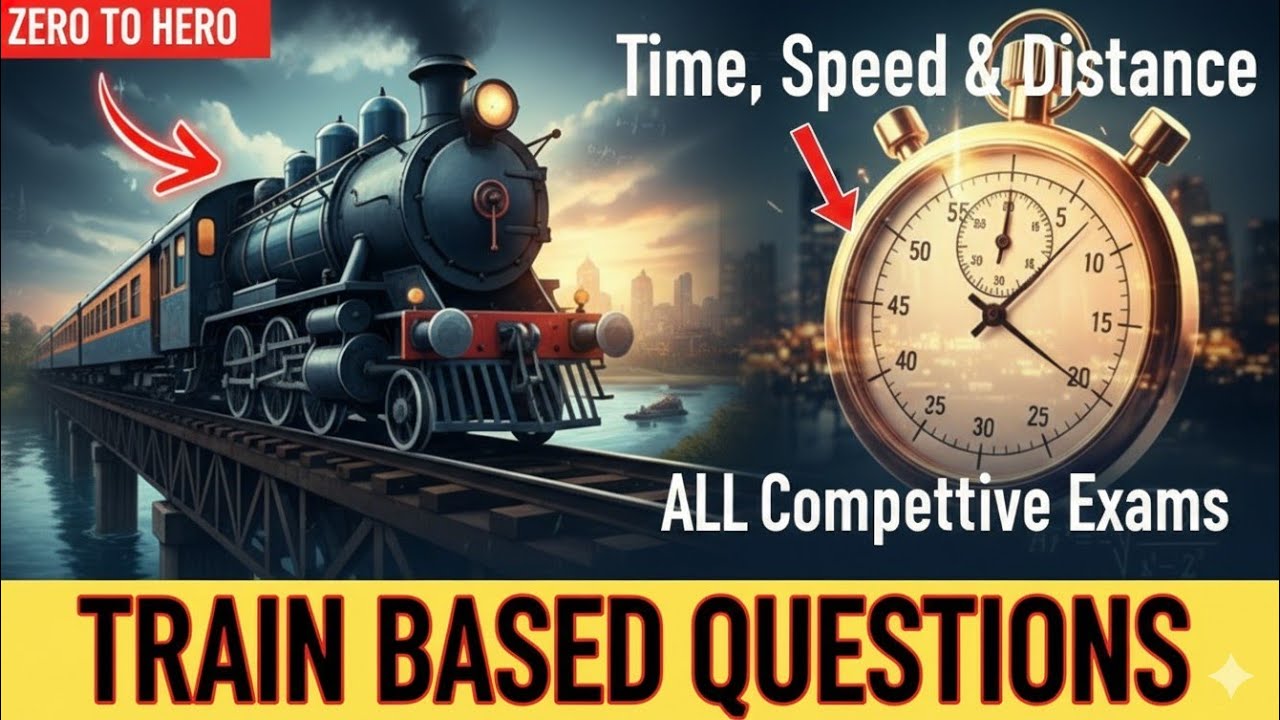 Time, Speed & Distance | Train Problems: Basic to Advance Level | Concept + Shortcuts