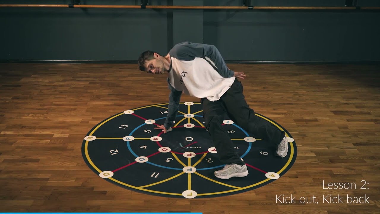 Breakdance Elementary: Kick out + Kick back