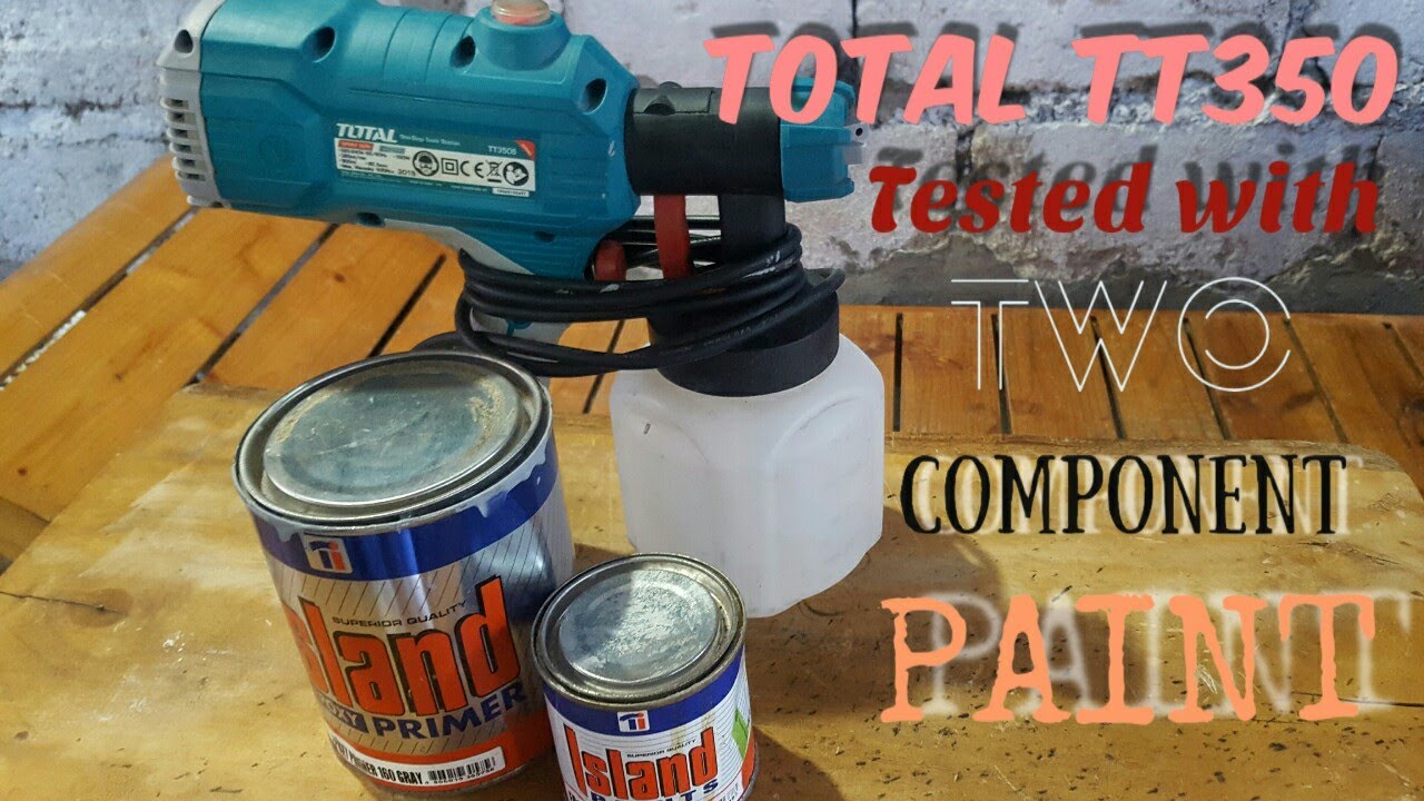 Total tt350 electric sprayer | tested with epoxy primer | two component paint