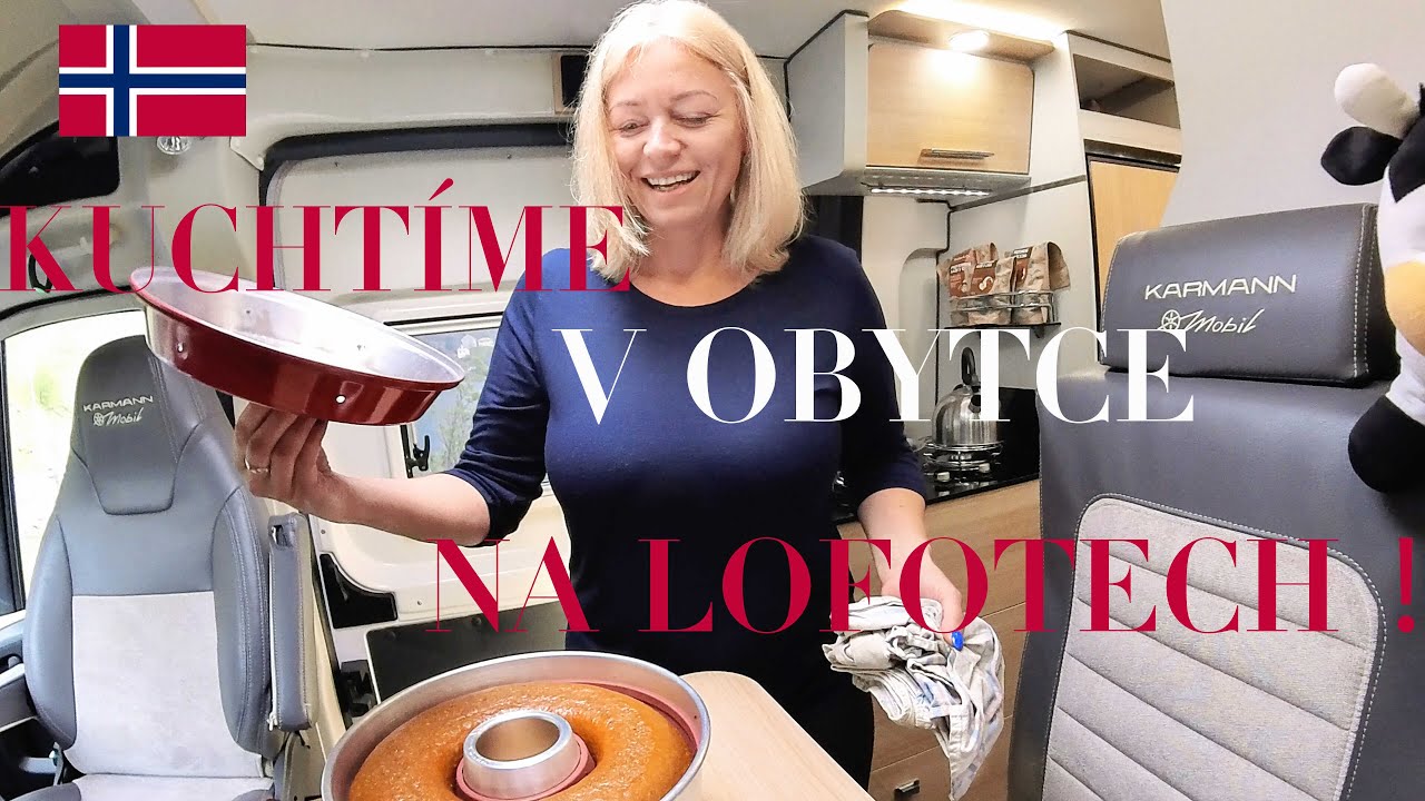 Jak vaříme, pečeme v obytné dodávce v Norsku?/ Norsko- Van Life vlog