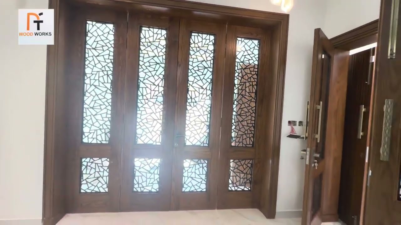 Modern design doors || wardrobe kitchen tv unit by NF wood work 