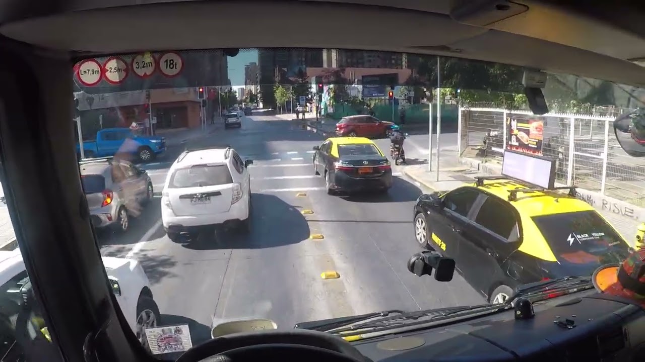 RX-7 CBS en trayecto a 10-4-1 en la comuna de Providencia 