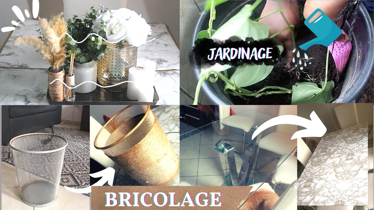 WEEKLY VLOG CAMEROUN | JE TRANSFORME MA TABLE ! DECO, BRICOLAGE, JARDINAGE ET MAFF&Eacute;