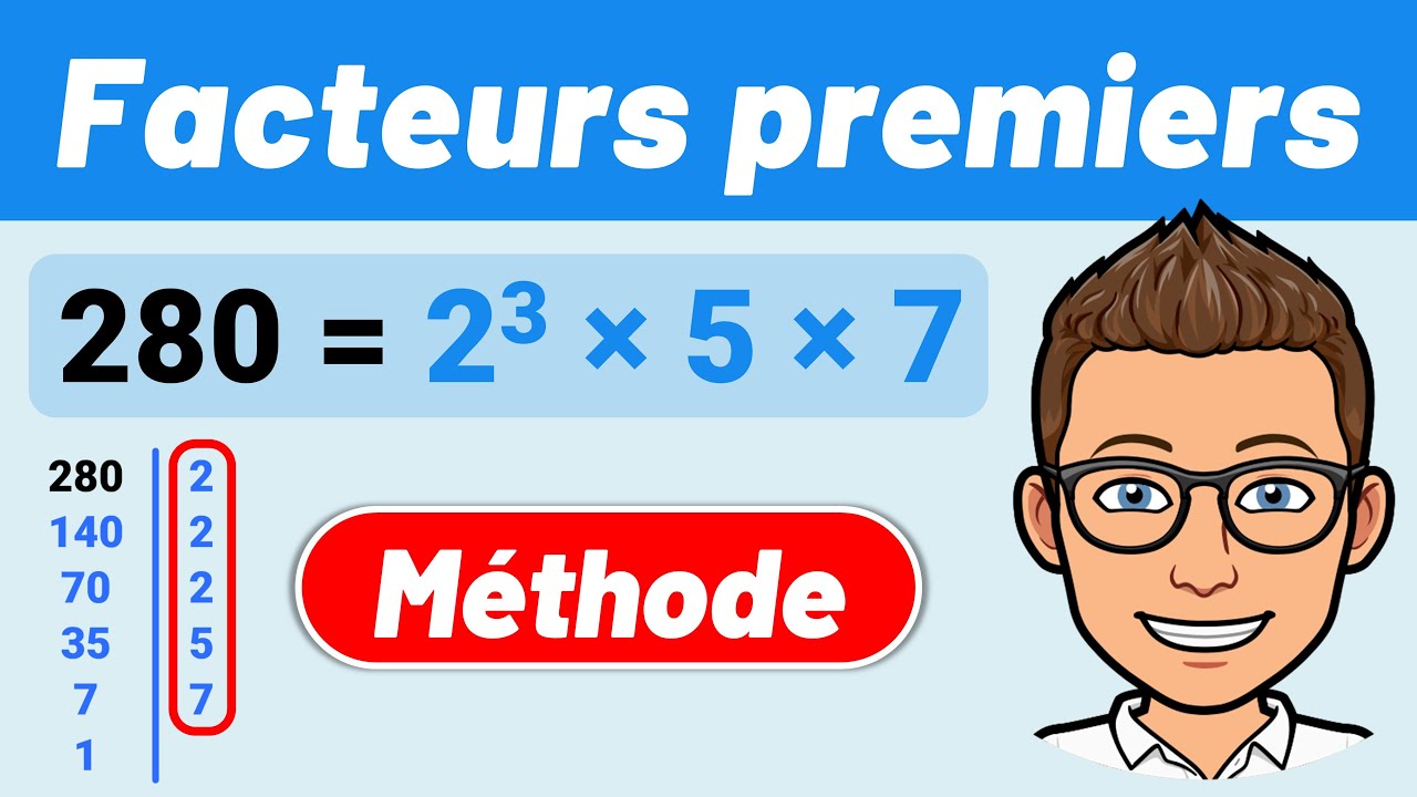 Comment DÉCOMPOSER UN NOMBRE en FACTEURS PREMIERS ? ✅ Troisième