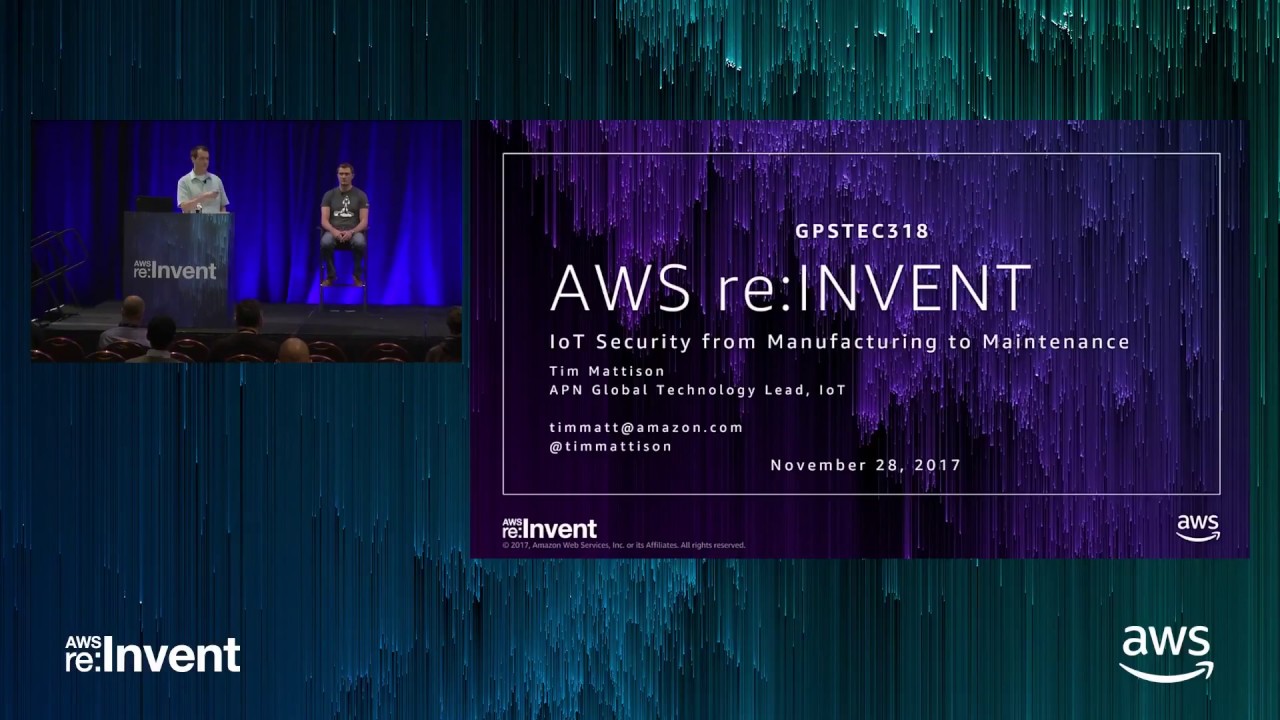 AWS:re:Invent 2017 : Microchip Hardware Root of Trust for AWS IoT with ATECC608A