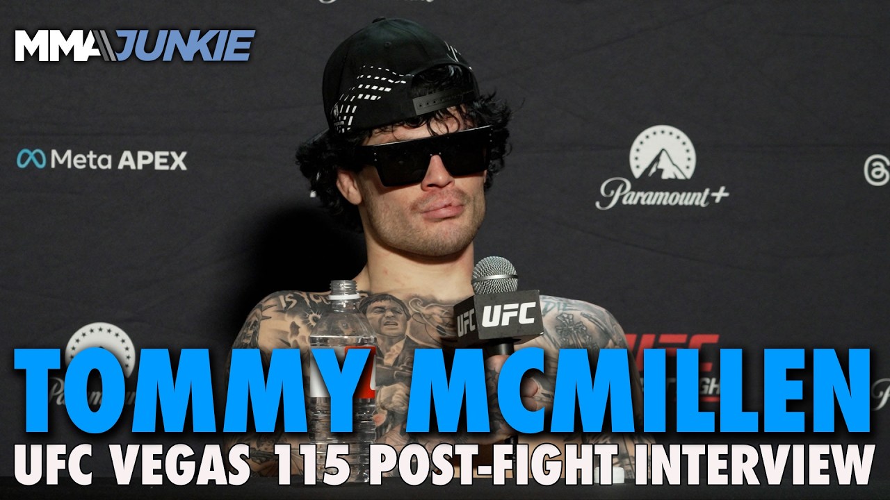 Tommy McMillen after debut TKO win: 'I'll be at the top real soon' | UFC Vegas 115