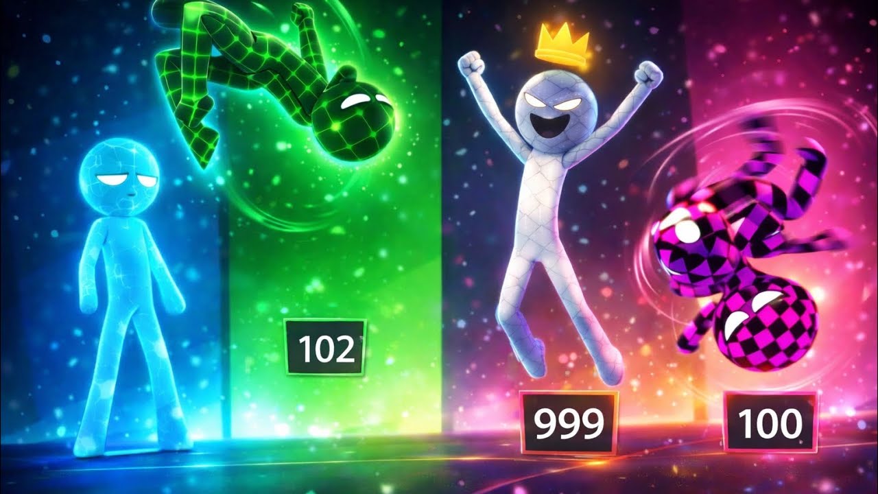 Stickman Party 1 2 3 4 Player Gameplay Tournaments #stickman #gameplay #party 