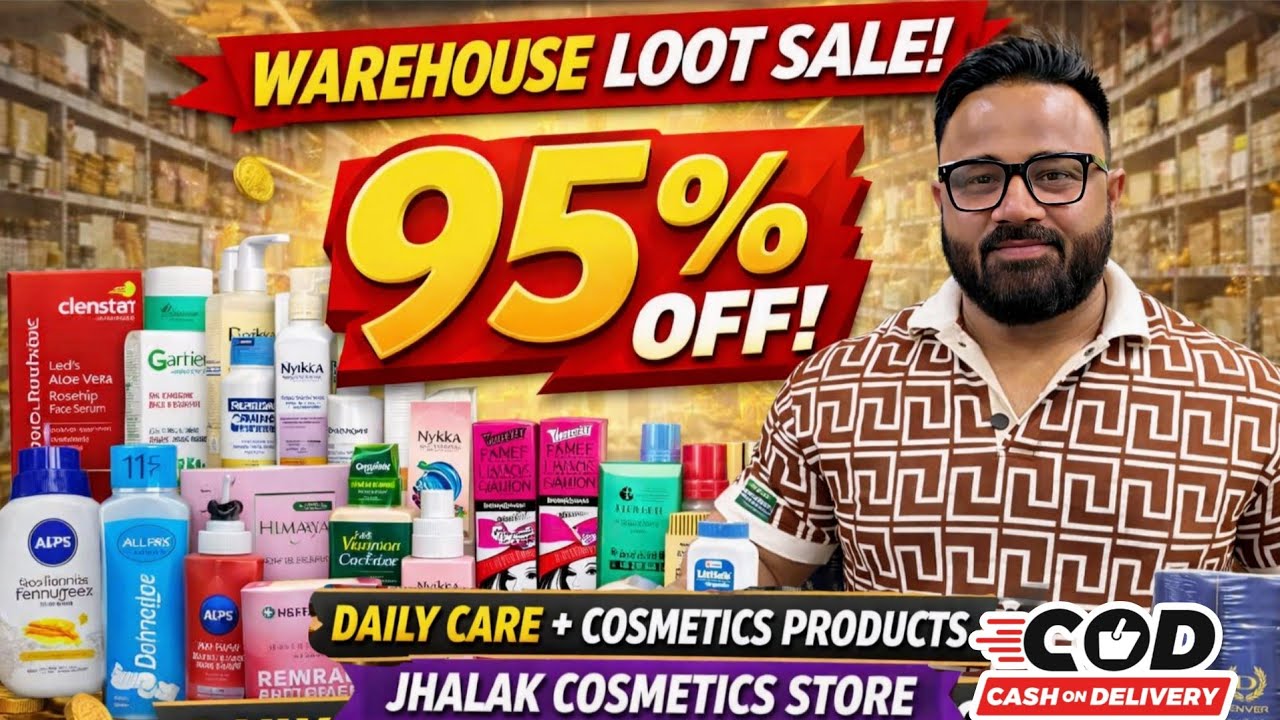 Upto 95% Off FMCG Kirana Store Product I Daily Care Products FMCG Warehouse I Jhalak Cosmetics Store