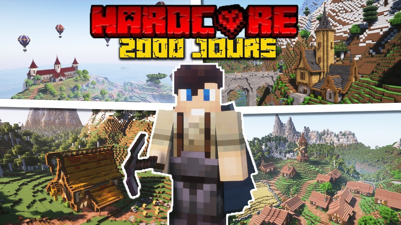 J'ai Survécu 2000 Jours En Hardcore Sur Minecraft [Film Complet]