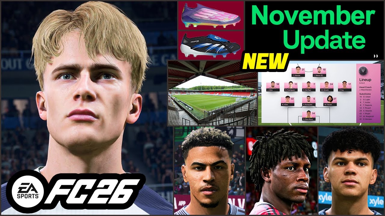 EA SPORTS FC 26 NEWS | NEW CONFIRMED Updates, Real Faces & Additions ✅