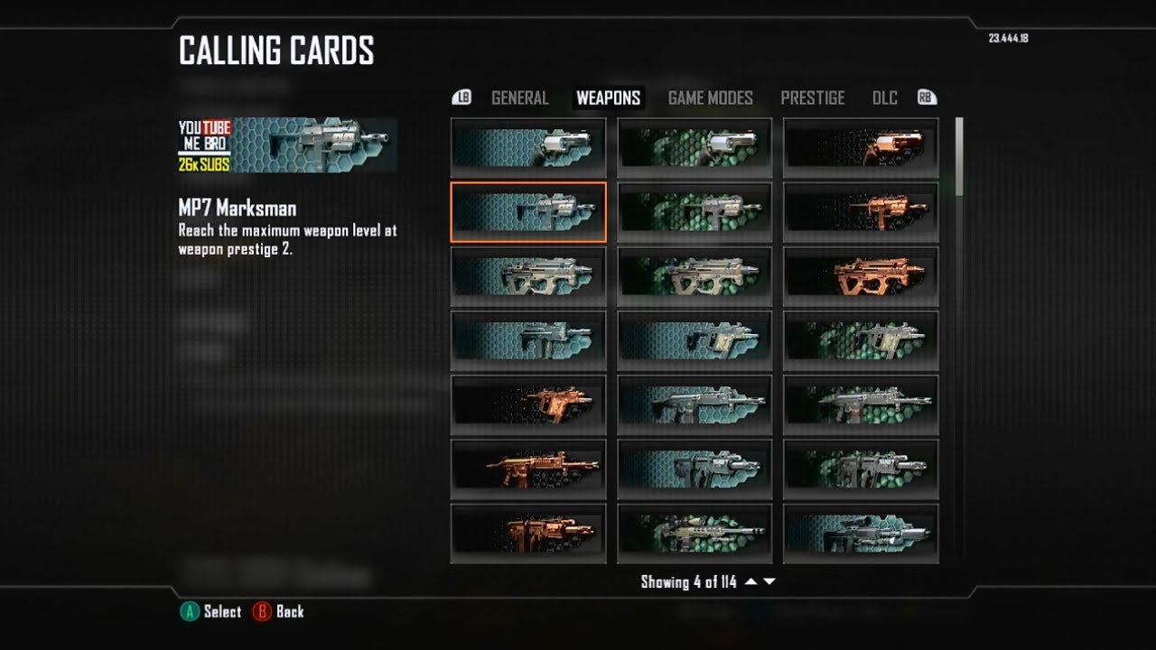 BO2: My Stats, Titles, & Emblems (Prestige Master)