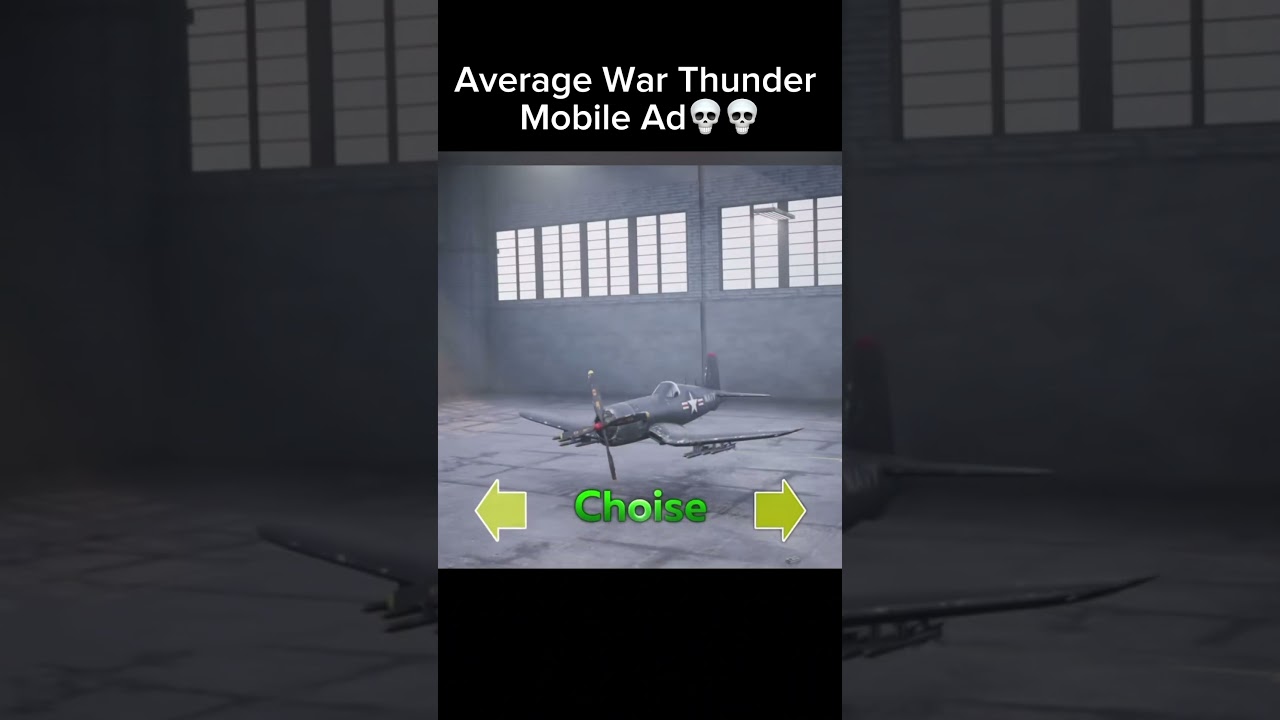 Best War Thunder Mobile Ad be like💀 #warthunder #memes #funny #gaijin #shorts