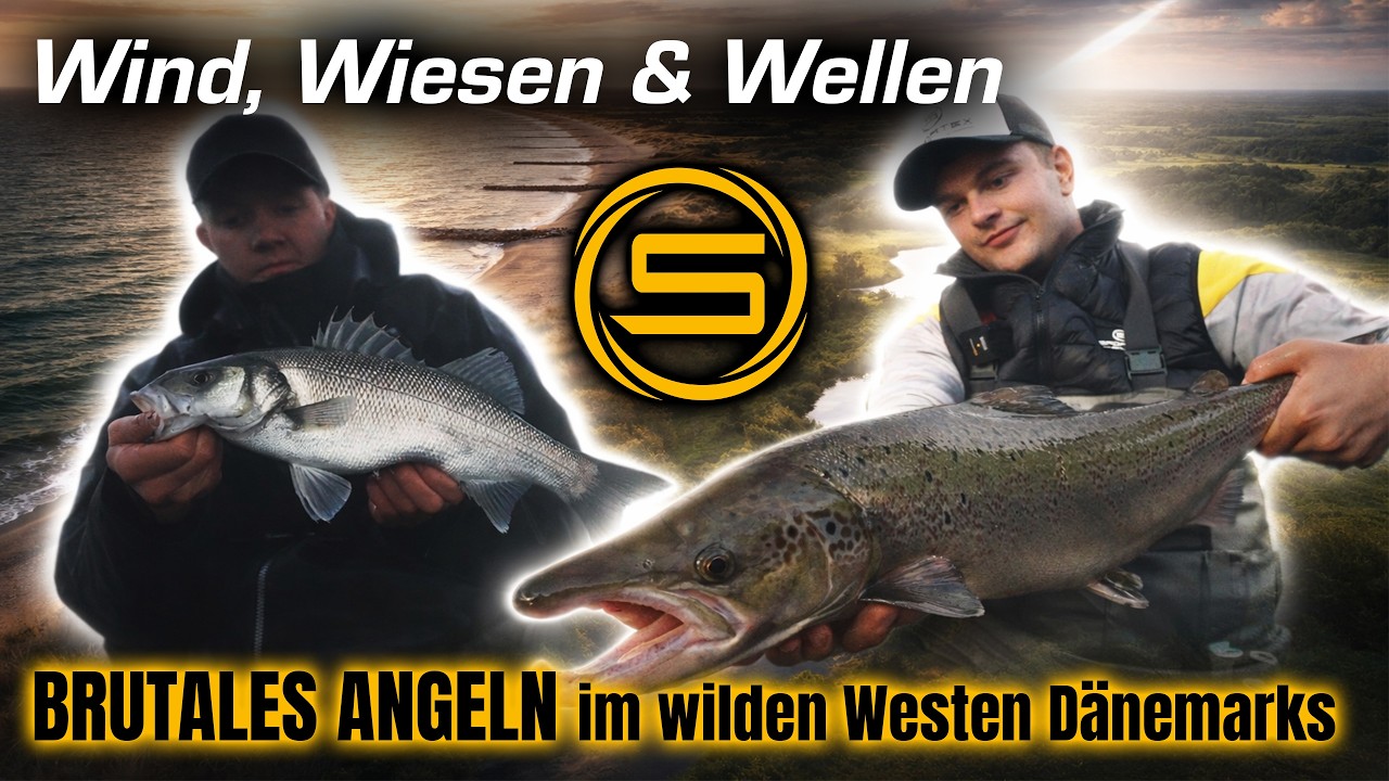 Lachs & Wolfsbarschangeln im wilden Westen D&auml;nemarks &ndash; 