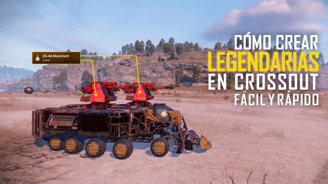 Cómo CREAR piezas LEGENDARIAS en Crossout