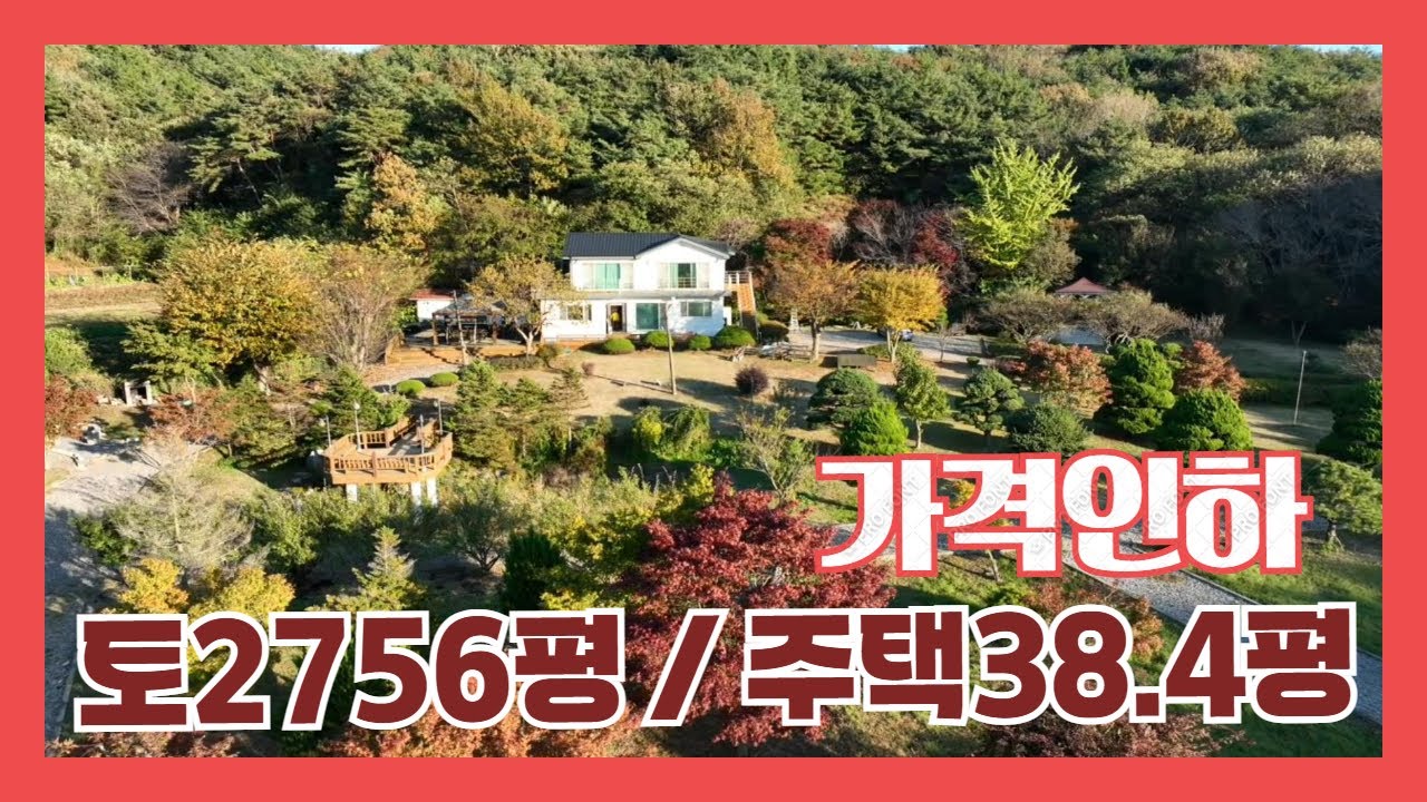 (727-1) 가격인하된 넓은토지 .수종의 조경수 가득. 2차선 도로 접한 진출입   [당진전원주택][당진토지][당진부동산]