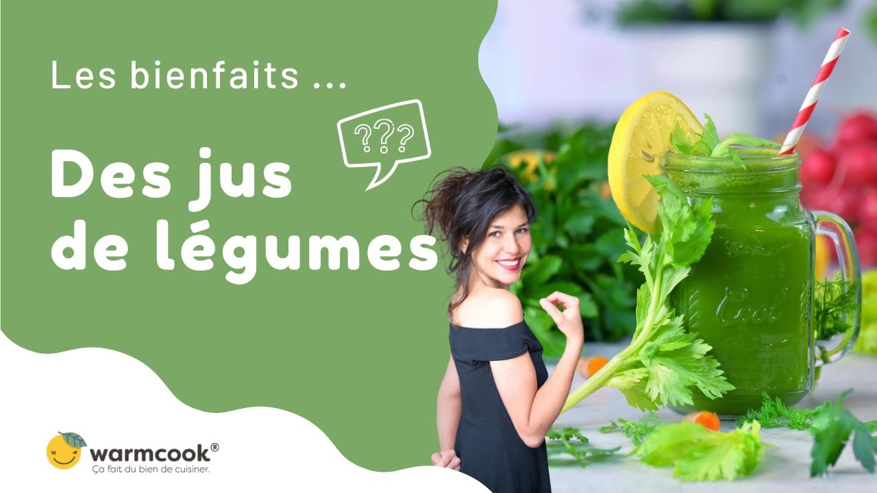 Les bienfaits des jus de l&eacute;gumes frais avec un extracteur de jus