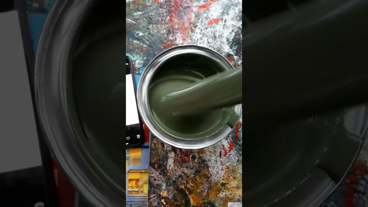#armygreen  #shortvideo #paint #youtube #paintmixing #trendingshorts #viralshort #enamel
