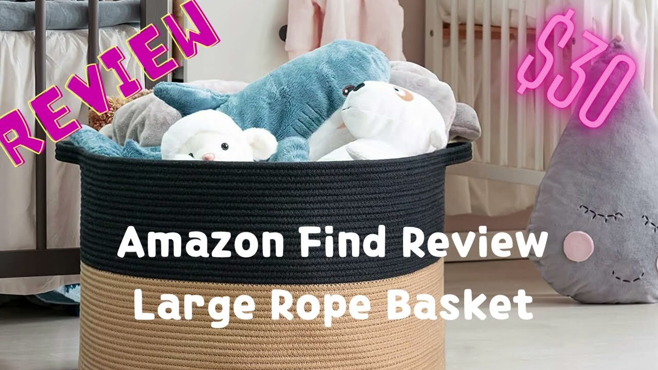 Amazon Find Rope Basket Review