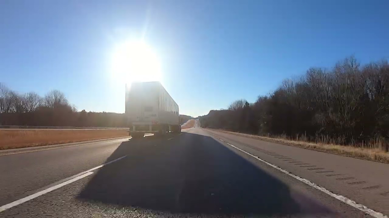 Driving Interstate 24 in Illinois and Kentucky