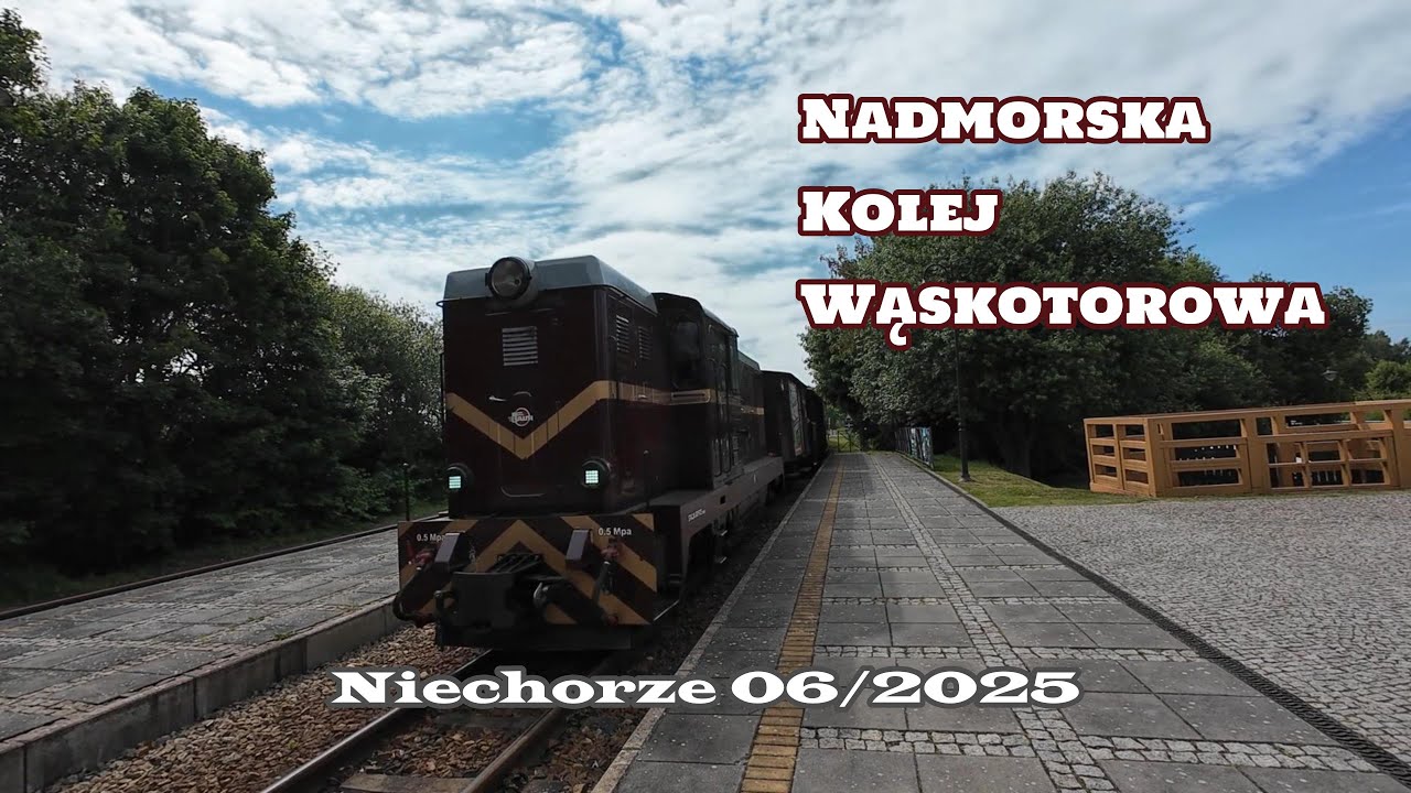 Przejazd wąskotorówką - Niechorze 2025