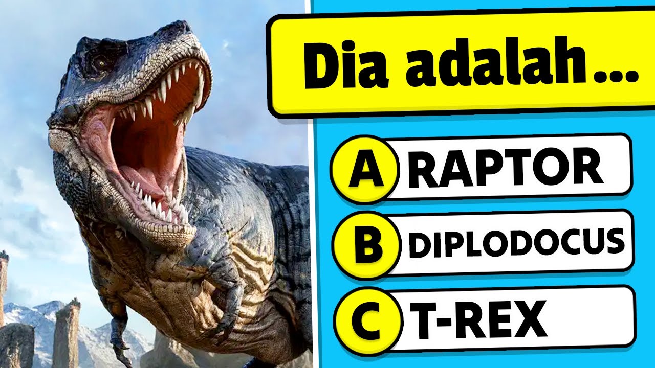 SIAPA DINOSAURUS ITU? 🦖🌋✅ | 32 Pertanyaan Pengetahuan Umum tentang Dinosaurus