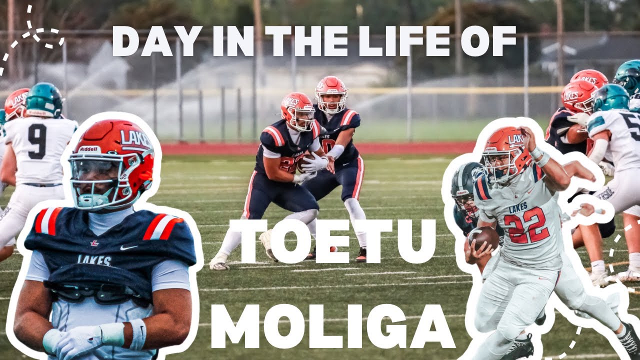 The most UNDERRATED running back in Washington state || Day in the life of Toetu Moliga