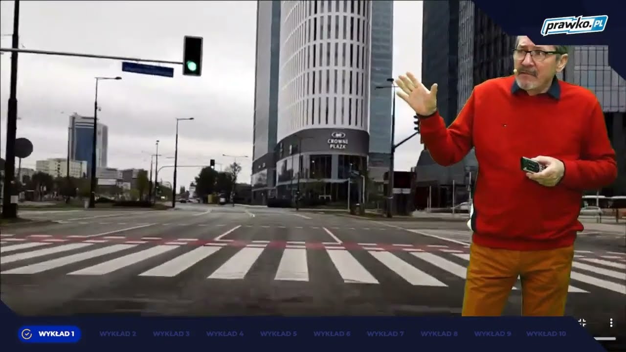 Czy w tej sytuacji, nie widząc innych uczestników ruchu [pełna treść w opisie] (17165)