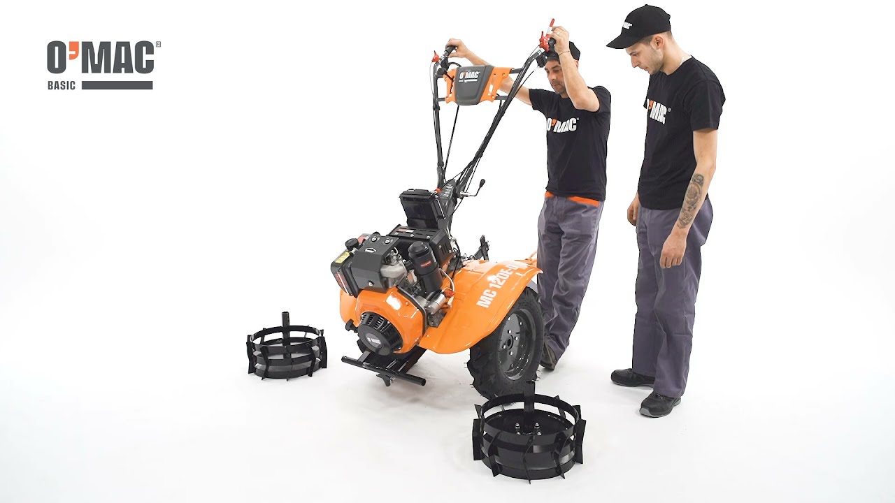 Motocultor O'MAC MC 120 E-D - Montaj