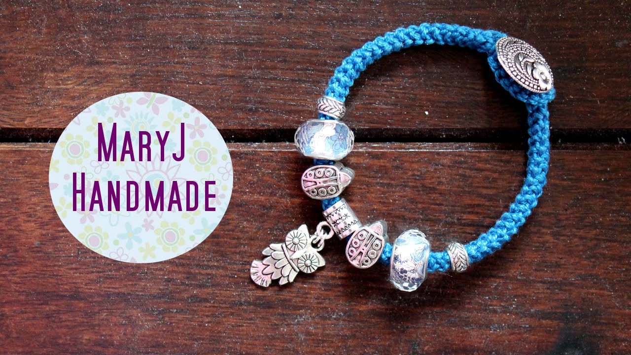 How to crochet a bracelet | 3d romanian point lace cord