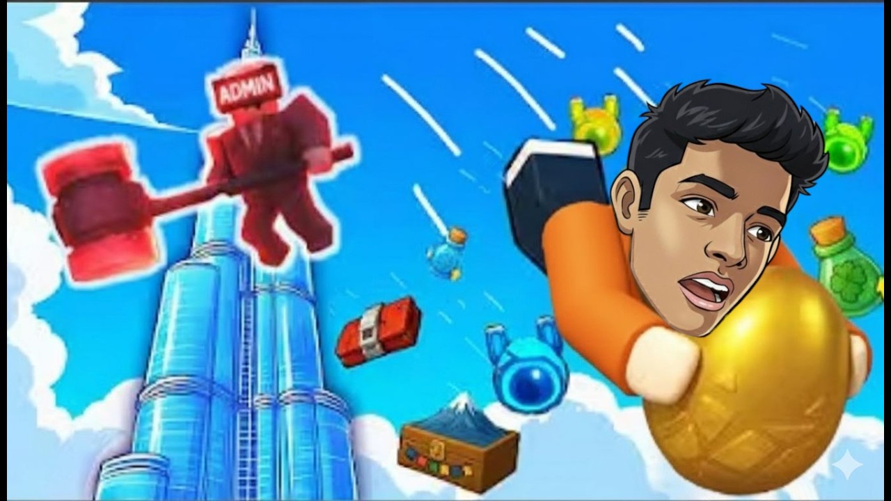 Admins Gave Me Free Eggs In Roblox Climb And Jump Tower!!🥚@noobmastervideos 