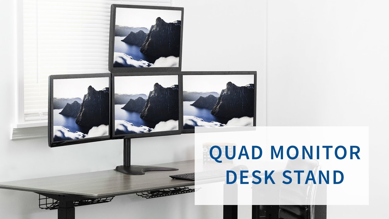 STAND-V104B Quad Monitor Desk Mount by VIVO