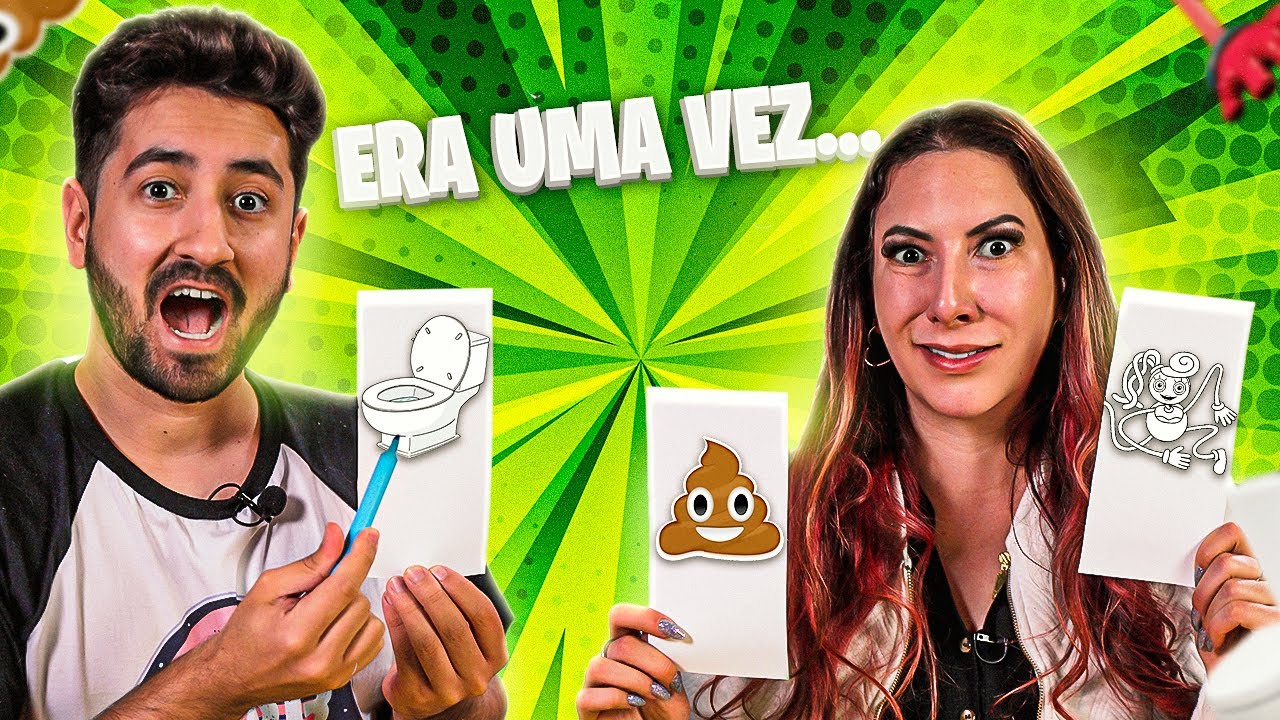 TUDO QUE EU DESENHAR VOCÊ TEM QUE FAZER UMA HISTÓRIA | Gabriel e Shirley 2.0