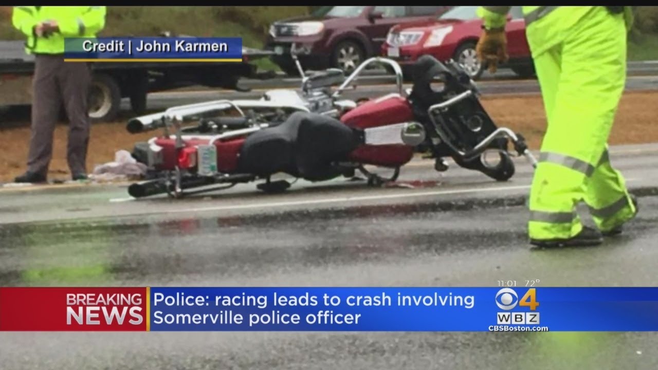 Police: Racing Leads To Crash Involving Somerville Police Officer