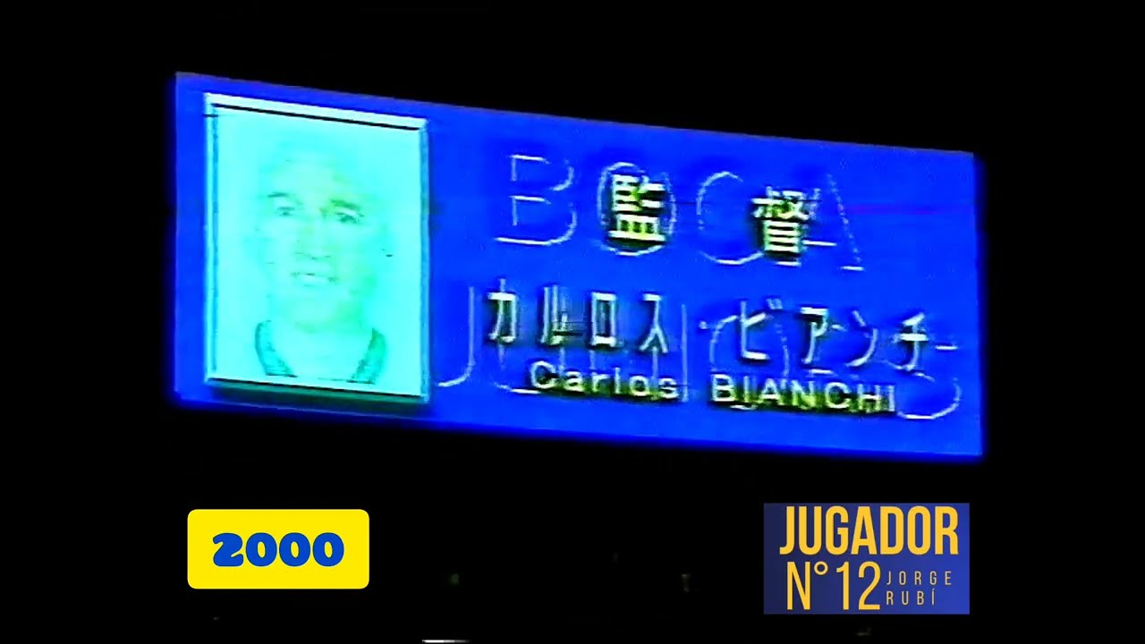 2000 Boca Campeon del Mundo,el Jugador N°12 copando Tokio