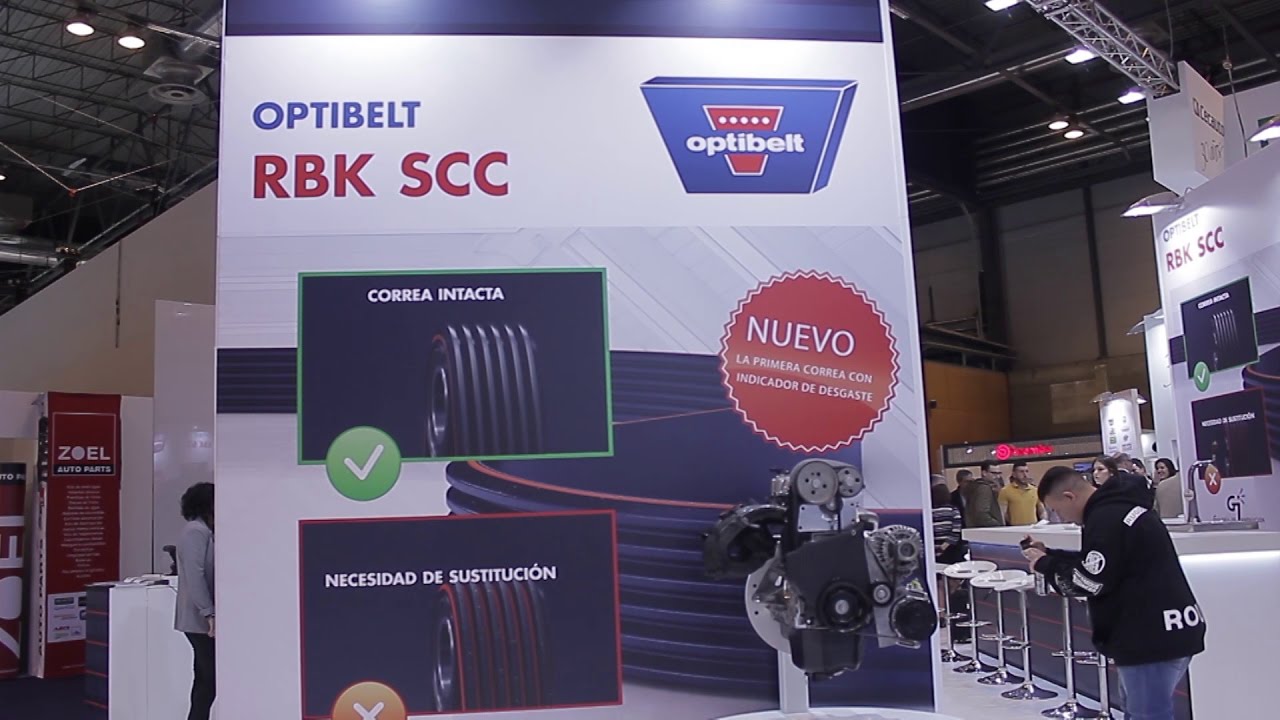 Optibelt present&oacute; la correa SCC estriada con control de desgaste