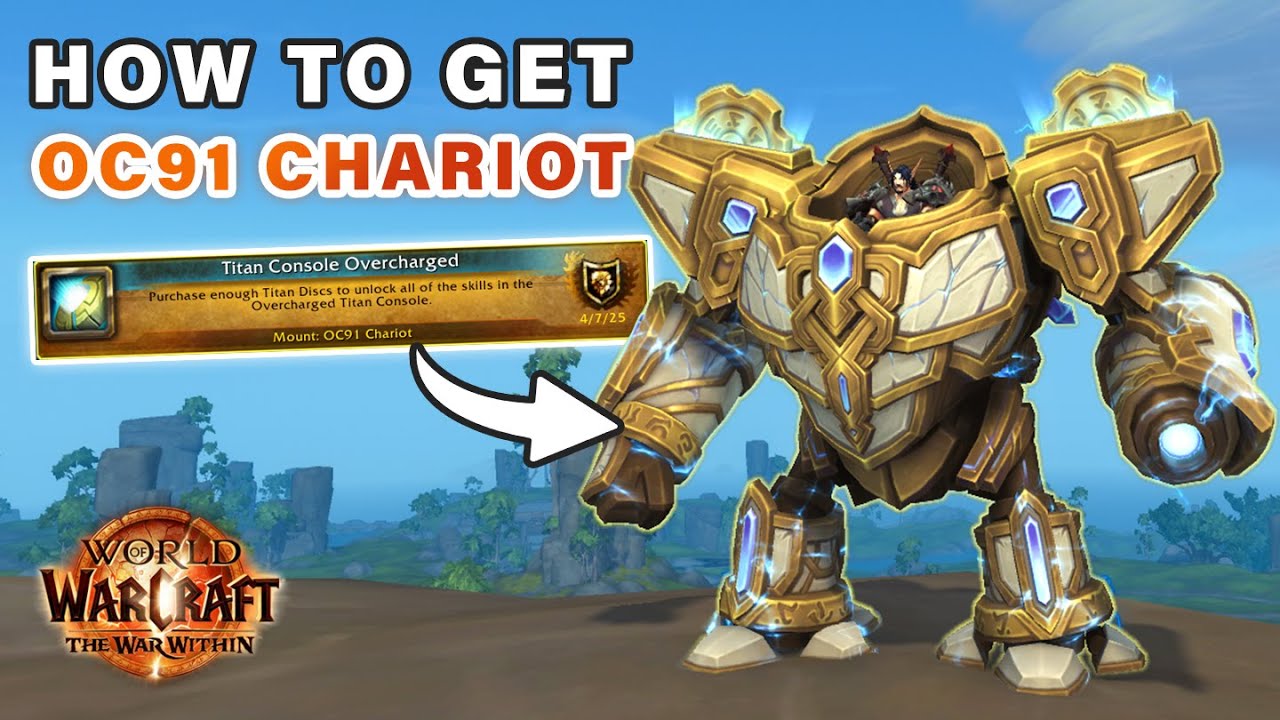 How to get OC91 Chariot Mount | Overcharged Delves ► WOW: The War Within