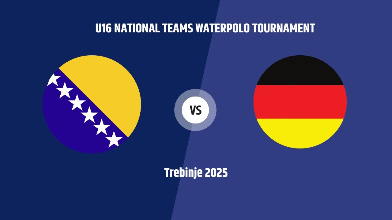 Bosnia and Herzegovina vs Germany -  U16 National Teams Waterpolo Tournament - Trebinje 2025