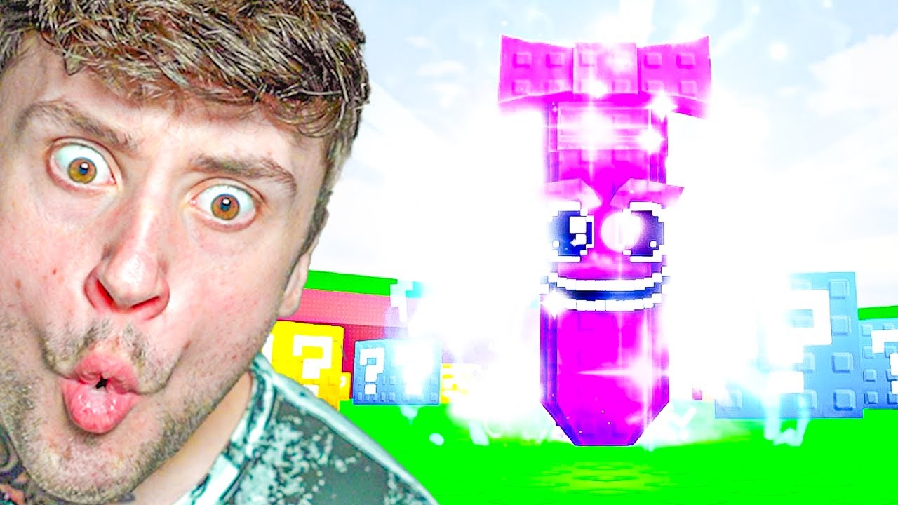 Ich spiele das 7 mal Break a Lucky Block in Roblox !!!