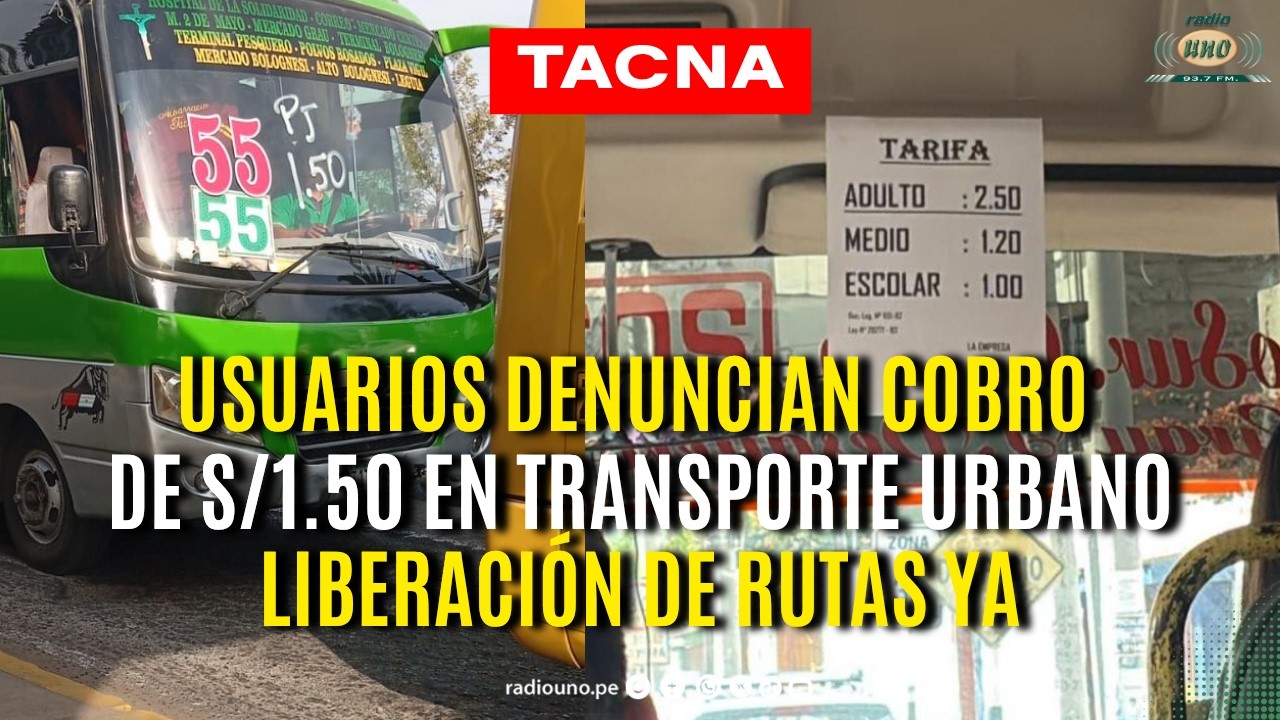 🔴#ENVIVO / RADIO UNO  / EDICION 25.03.2026 #TACNA #MOQUEGUA #PERU