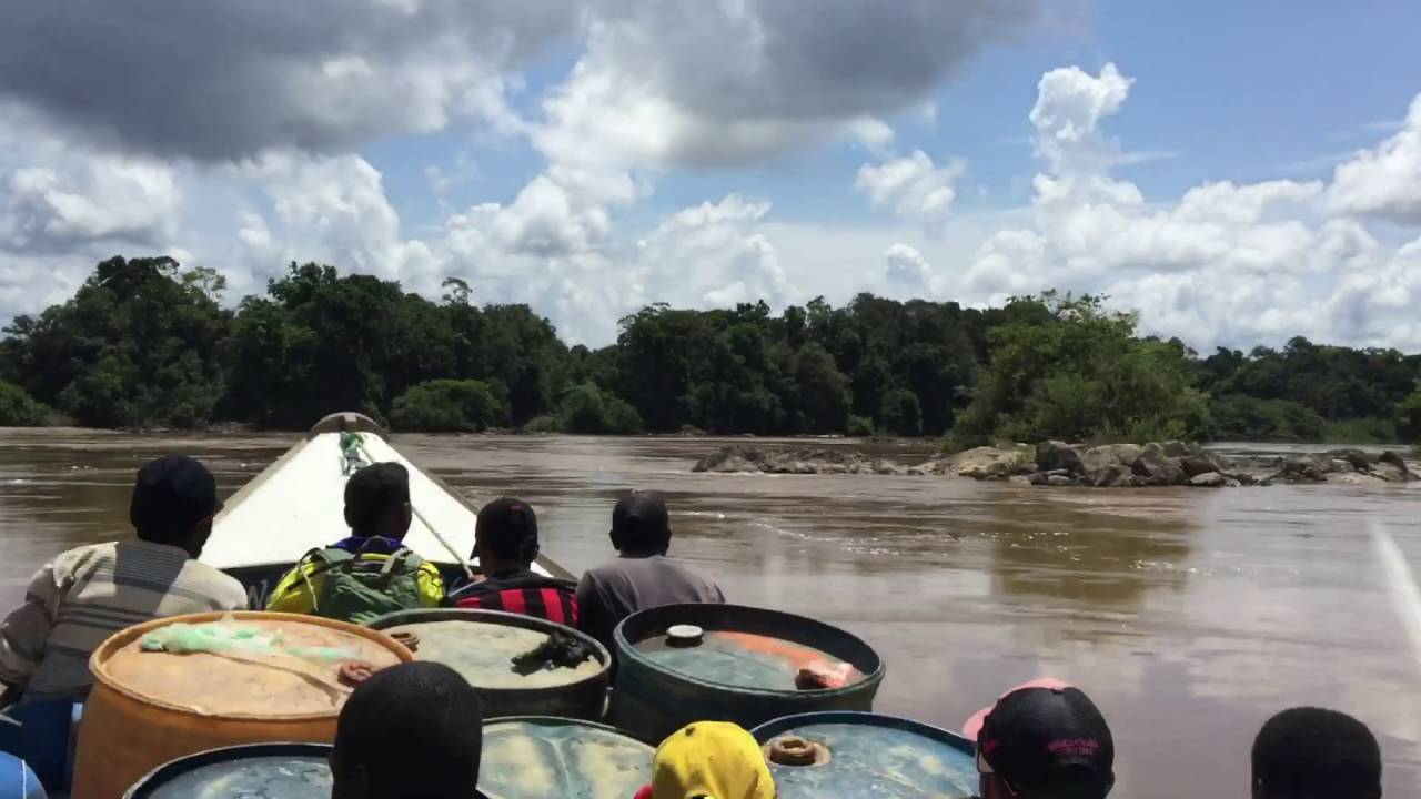 Bartica Falls down the stream