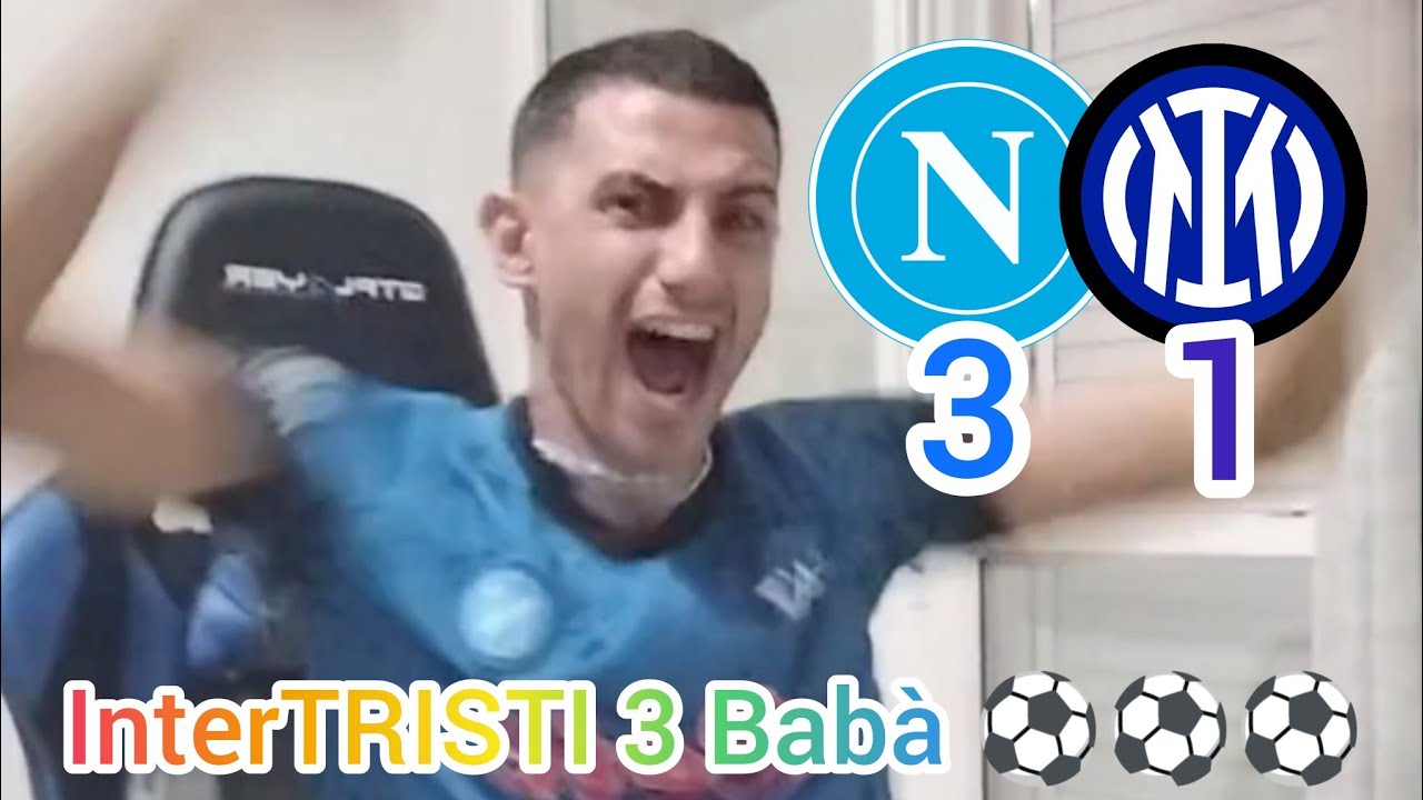 Napoli-Inter 3a1 Reaction Tifosi Siciliani,InterTRISTI a Casa ⚽⚽⚽