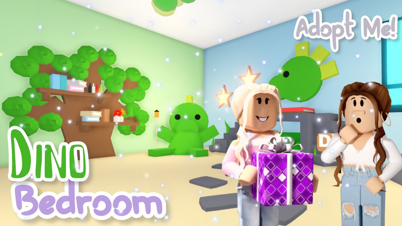 Dino Bedroom for my fan 🦖🌴| Adopt Me Speed Build & Challenge! Roblox