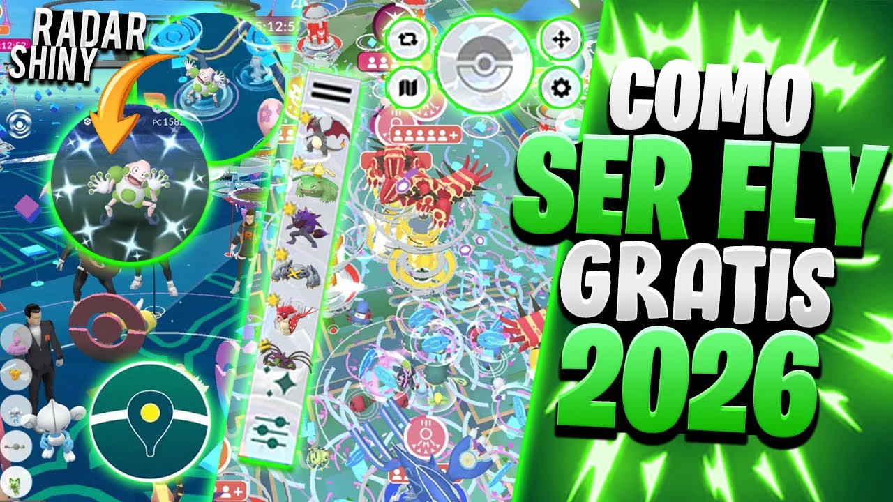 ✈️LA MEJOR APP FLY Gratis 2026 para ANDROID Y iOS 🔥GUIA COMPLETA de MODS y Jugar sin Baneo PokemonGO
