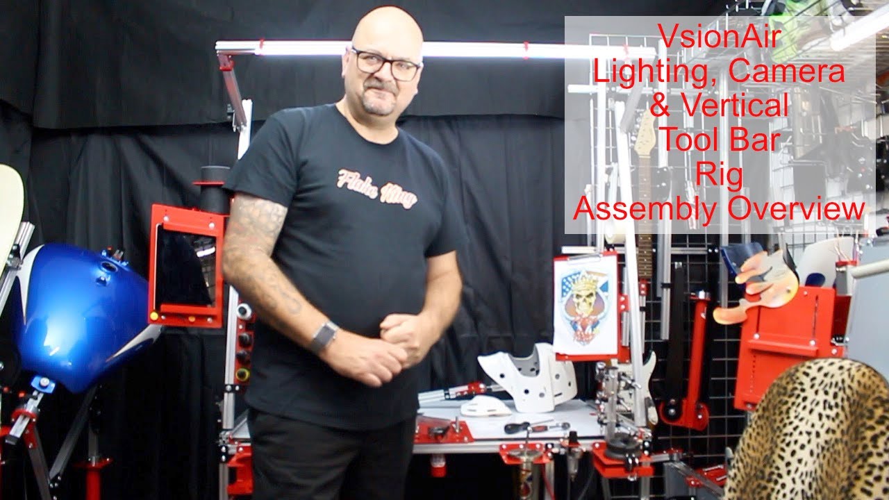 VsionAir Lighting, Camera & Vertical Tool Bar Rig Assembly