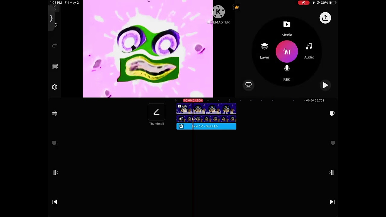 How to make crying x on Kinemaster (accurate)